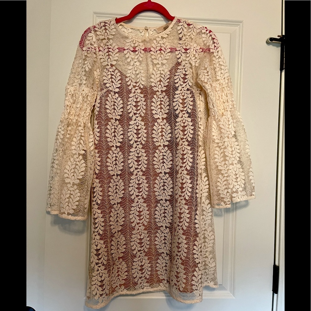 Fun boho lace cutout Michael Kors dress